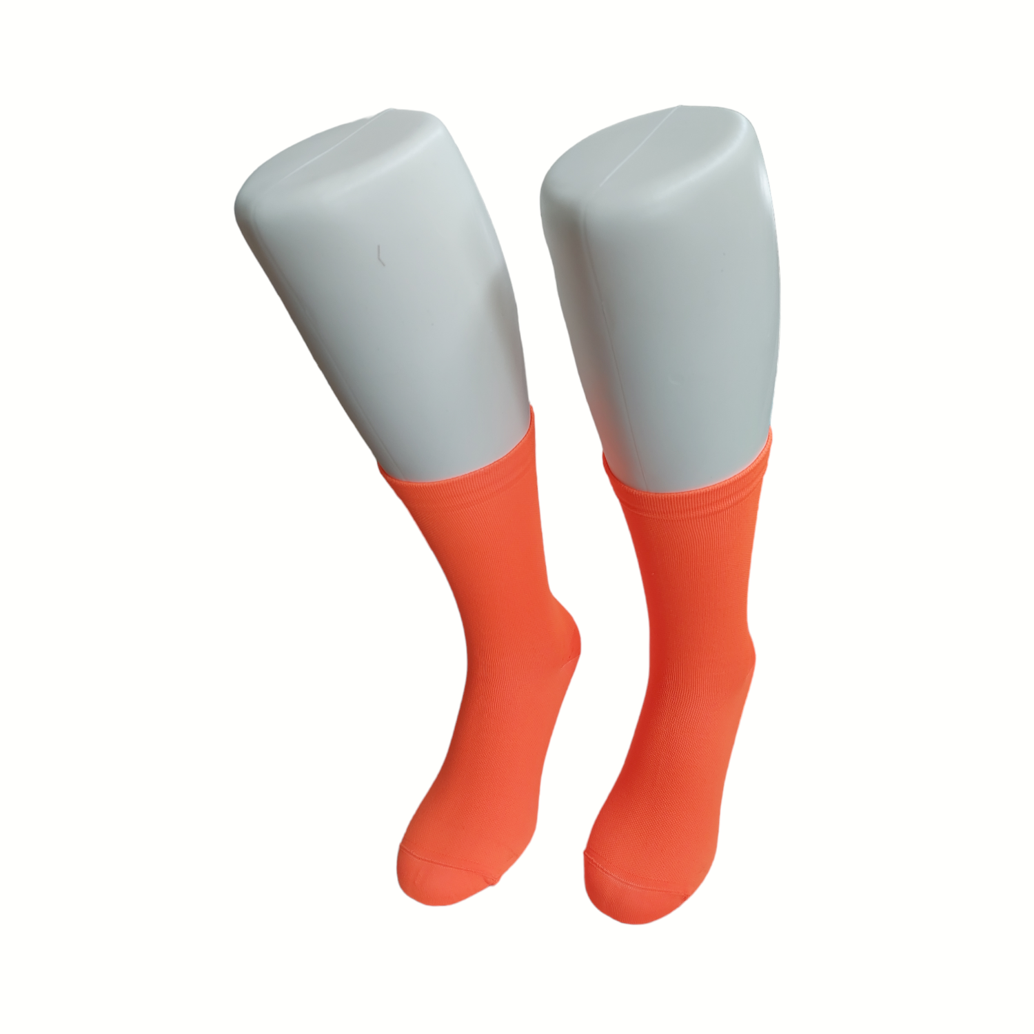 Compressie sokken Fluor oranje kuithoogte 1